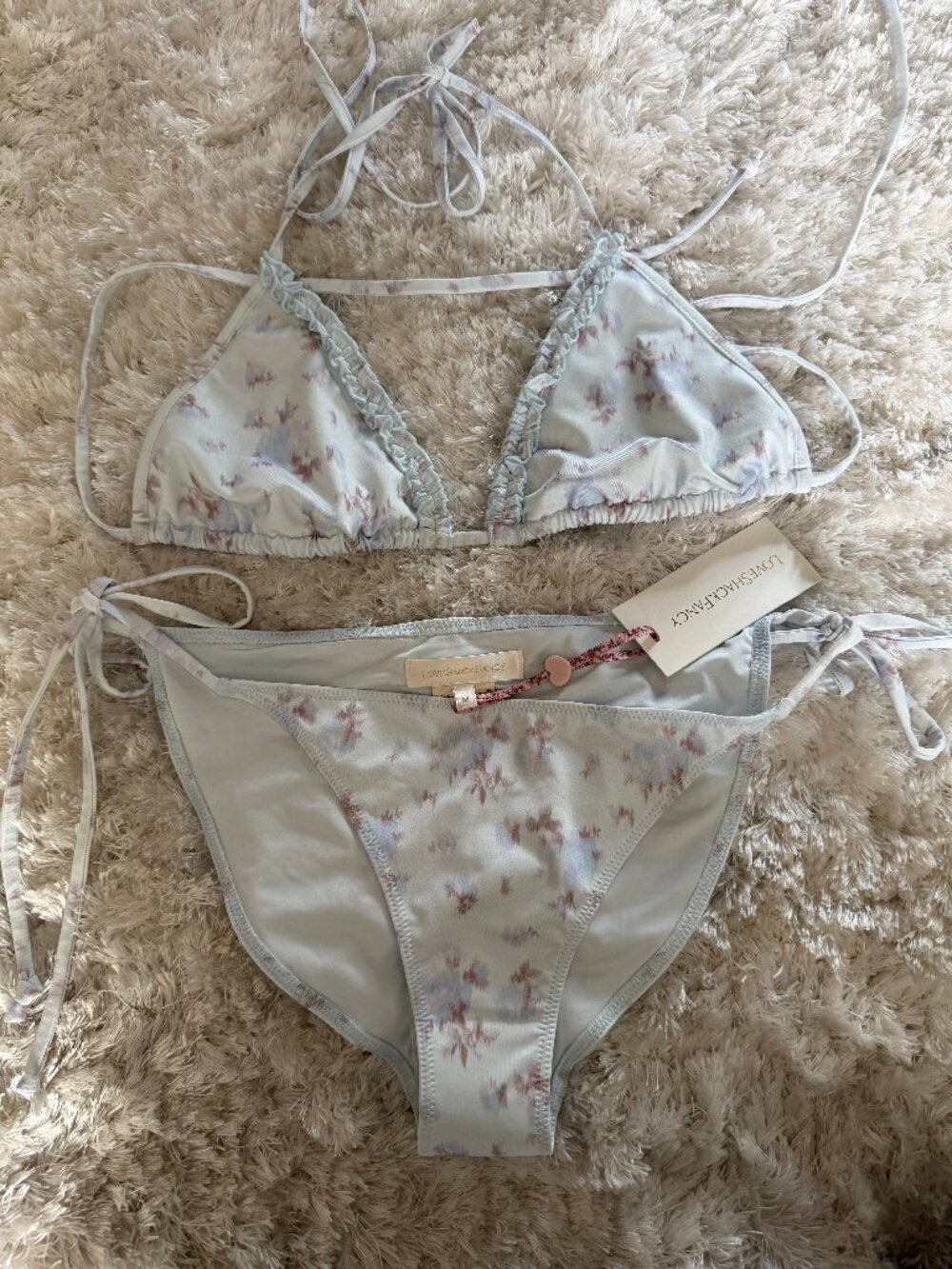 LoveShackFancy Harbor Bikini NWT